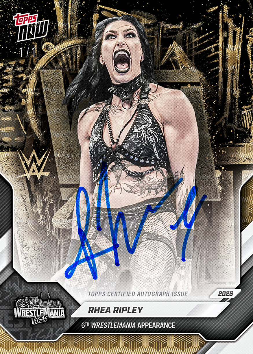2026 WrestleMania Vegas Set – WWE Topps NOW - 15-Card Set - PR: 5847 - Image 4