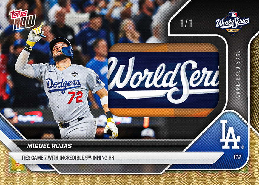Miguel Rojas - 2025 MLB Topps NOW - Card 921 - PR: 6449 - Image 2