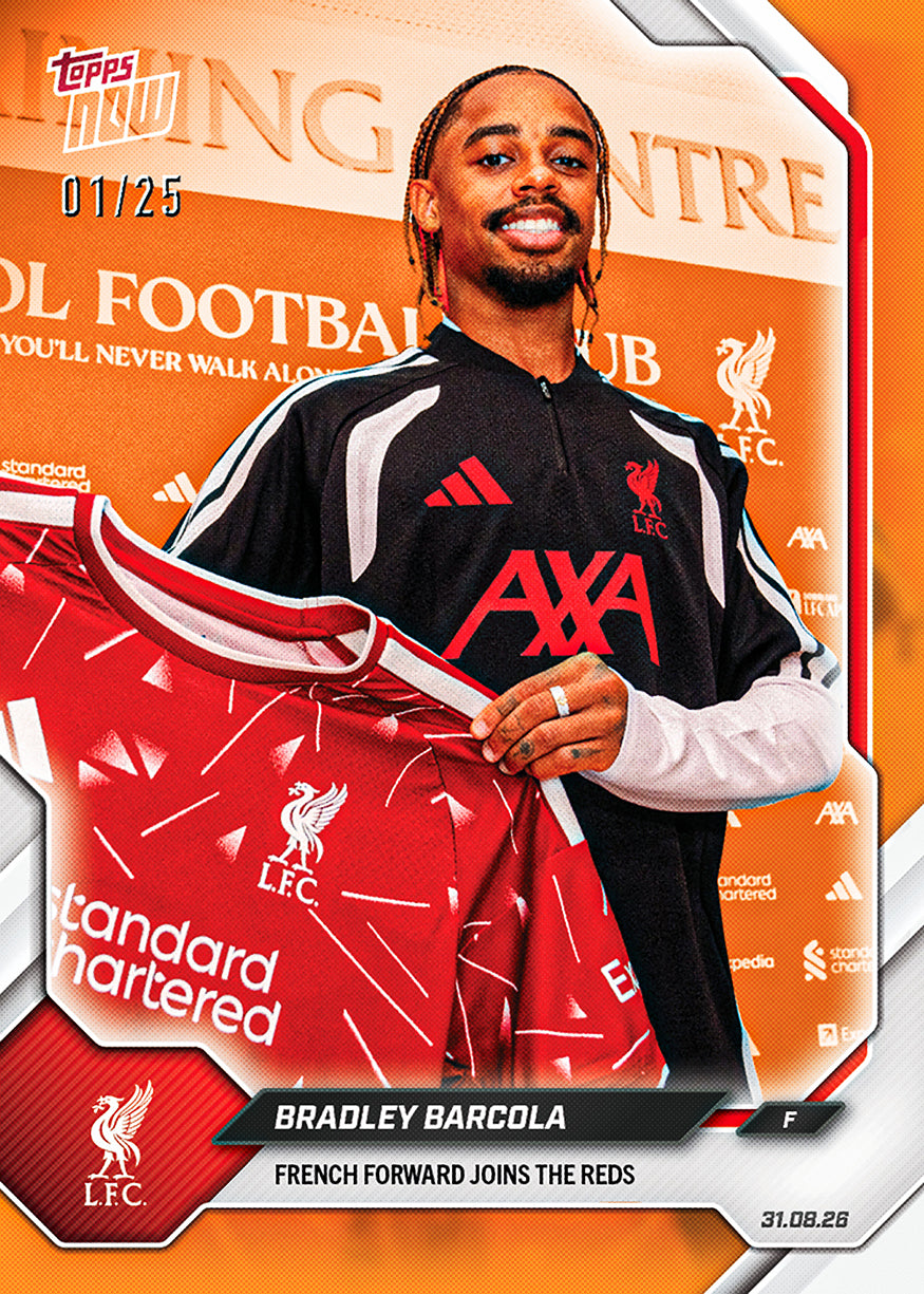 Bradley Barcola - 2026-27 Liverpool FC Topps NOW - Card 1 - Image 5