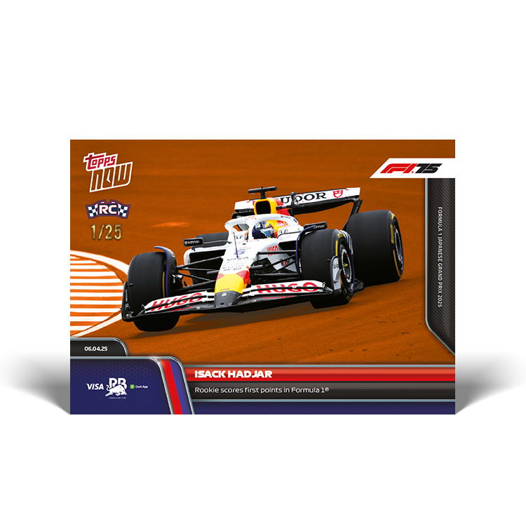 Isack Hadjar - 2025 Formula 1 Topps NOW Card 26 - PR: 681 - Image 6