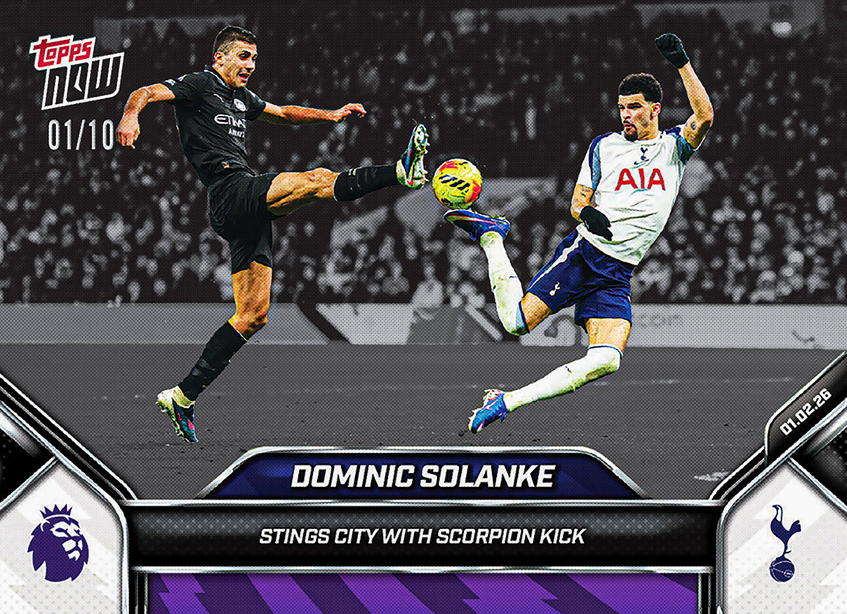 Dominic Solanke - 2025-26 Premier League Topps NOW - Card 125 - PR: 796 - Image 5