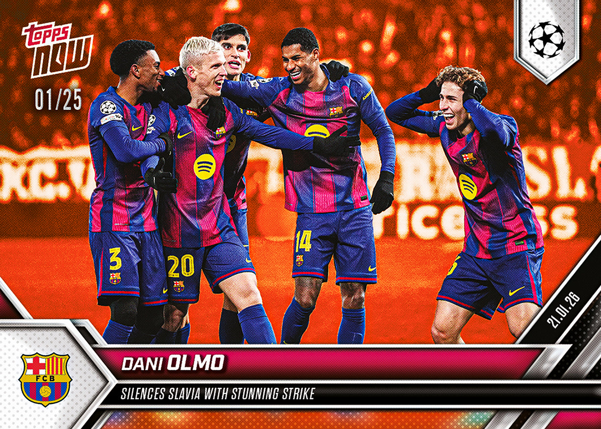 Dani Olmo - 2025-26 UCL Topps NOW - Card 80 - PR: 360 - Image 5