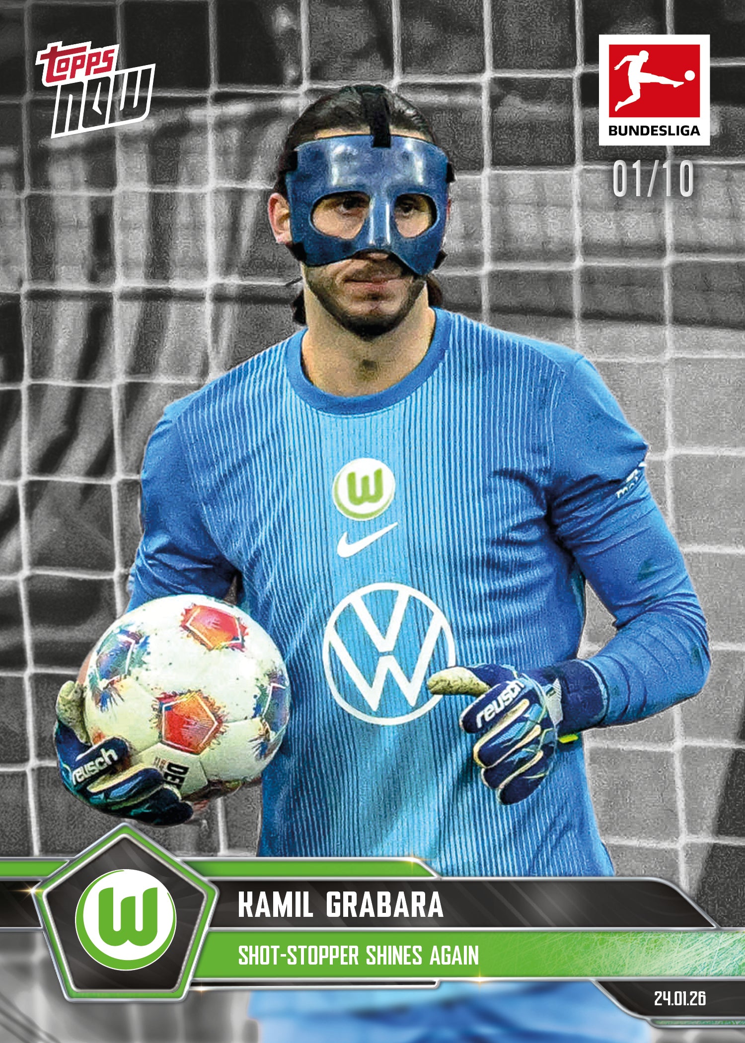 Kamil Grabara - 2025-26 Bundesliga Topps NOW - Card 110 - PR: 136 - Image 4