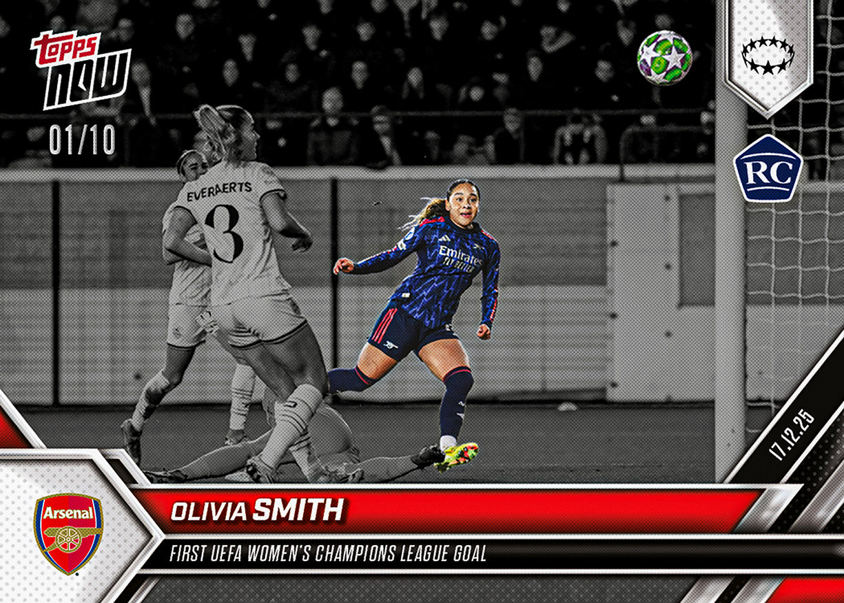 Olivia Smith - 2025-26 UWCL Topps NOW - Card 15 - PR: 844 - Image 4