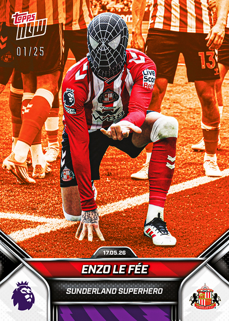 Enzo Le Fée - 2025-26 Premier League Topps NOW - Card 193 - PR: 2503 - Image 5