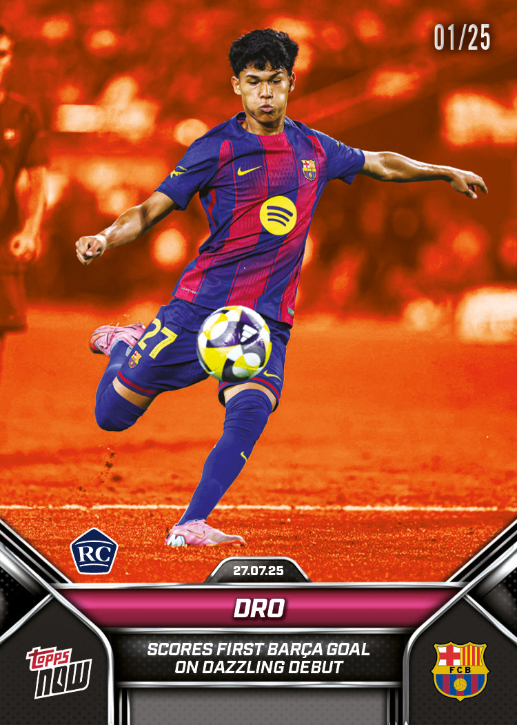 Pedro Fernandez - 2025 FC Barcelona Topps NOW - Card 3 - PR: 1671 - Image 5