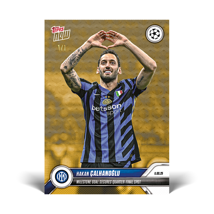 Hakan Çalhanoğlu - 2024-25 UCL Topps NOW Card 125 - PR: 173 - Image 7