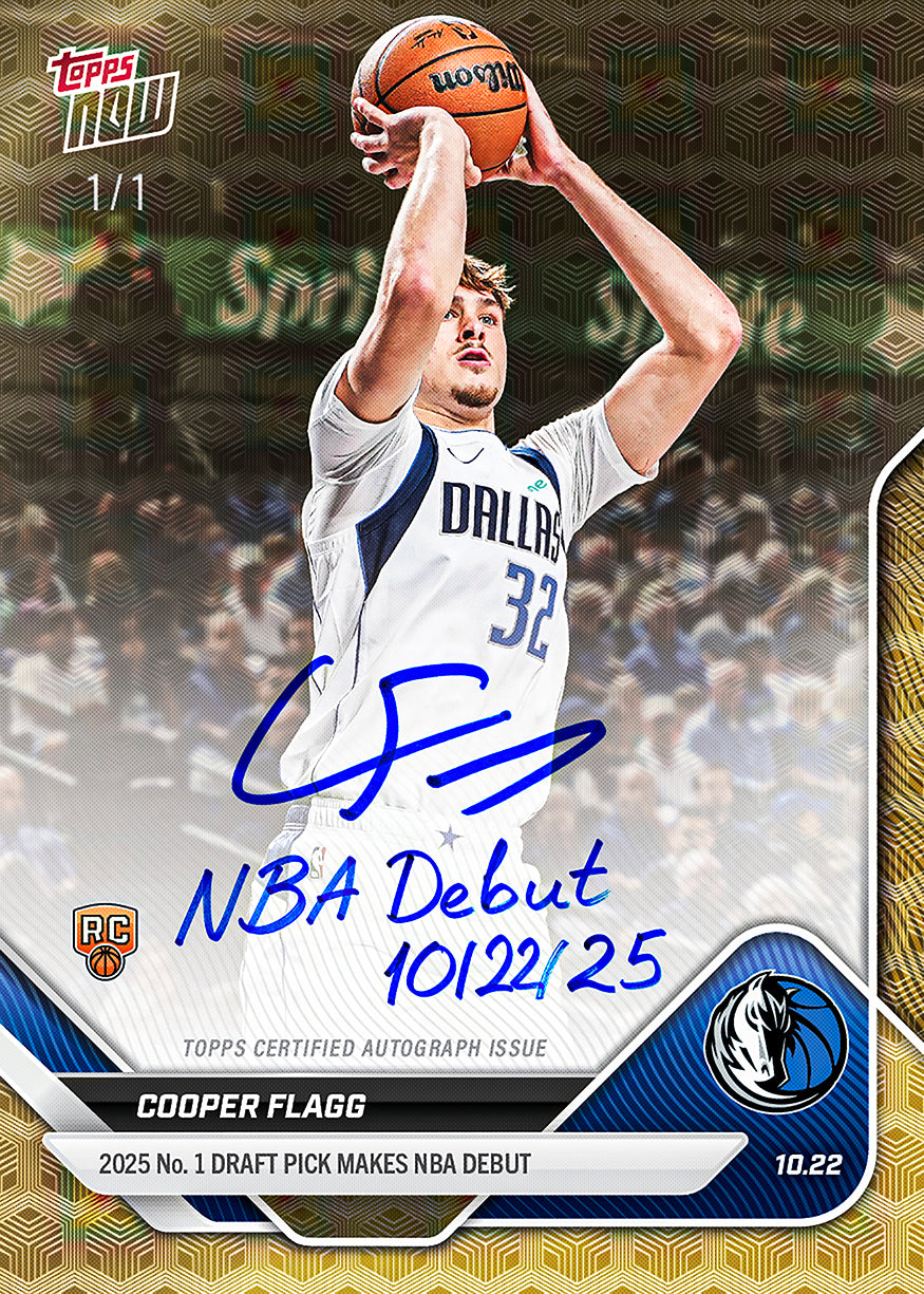 Cooper Flagg - 2025-26 NBA Topps NOW - Card 6 - PR: 43182 - Image 2