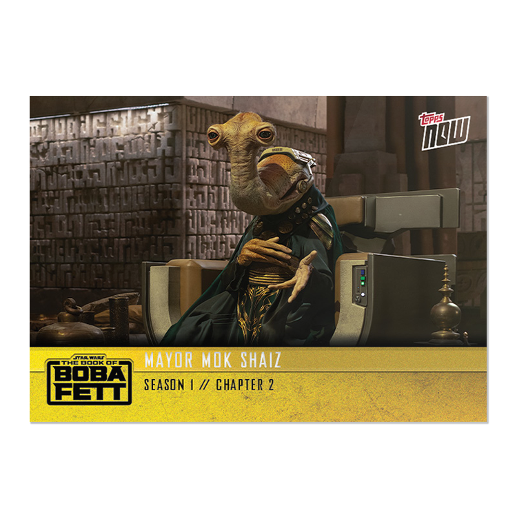 2022 Star Wars TOPPS NOW - 5-Card Pack - Book of Boba Fett Chapter 2 - PR: 1630 - Image 5