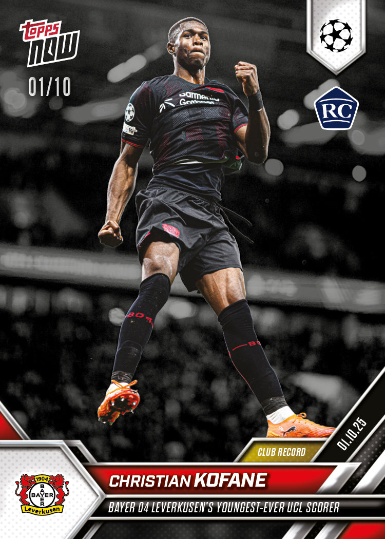 Christian Kofane - 2025-26 UCL Topps NOW - Card 30 - Image 4