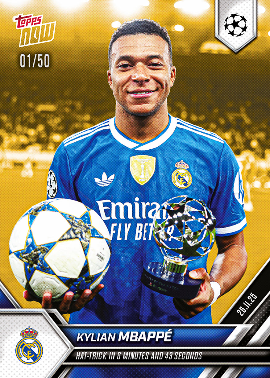 Kylian Mbappé - 2025-26 UCL Topps NOW - Card 59 - PR: 2660 - Image 6