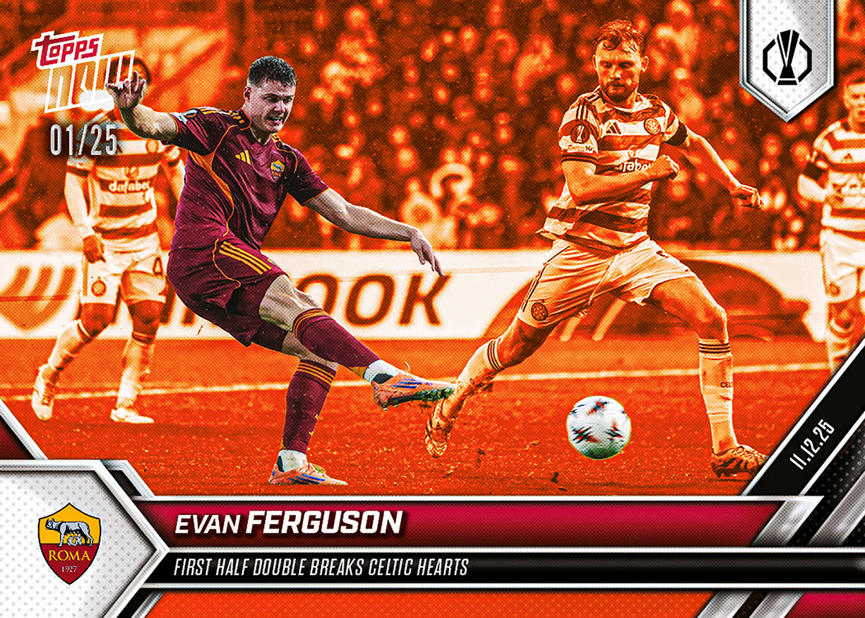 Evan Ferguson - 2025-26 UEL Topps NOW - Card 12 - PR: 128 - Image 5