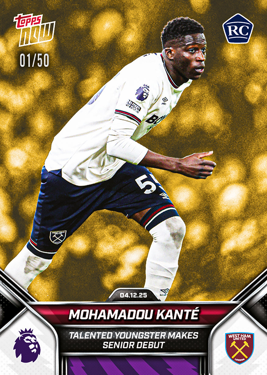 Mohamadou Kanté - 2025-26 Premier League Topps NOW - Card 75 - PR: 600 - Image 6