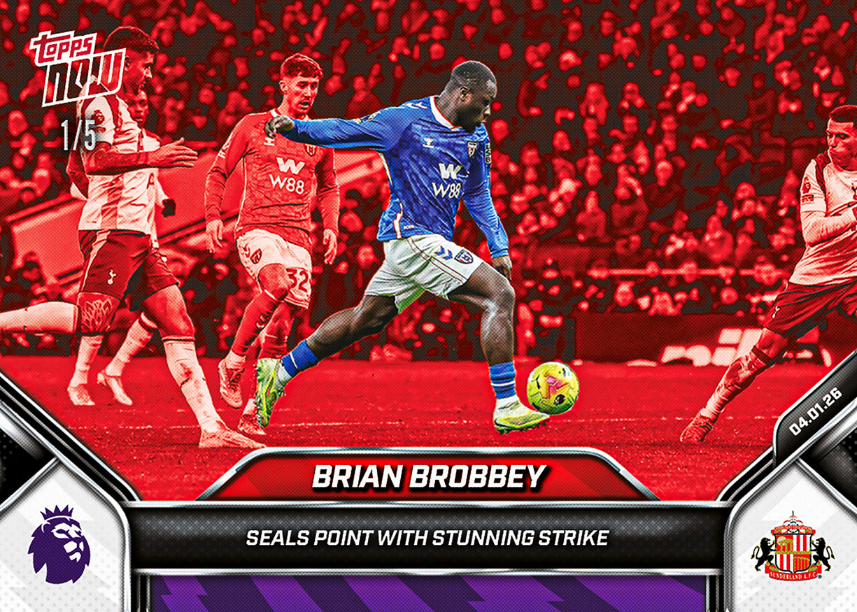 Brian Brobbey - 2025-26 Premier League Topps NOW - Card 101 - PR: 320 - Image 3