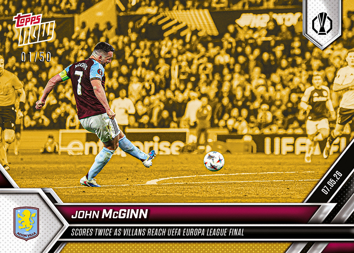 John McGinn - 2025-26 UEL Topps NOW - Card 30 - PR: 248 - Image 6