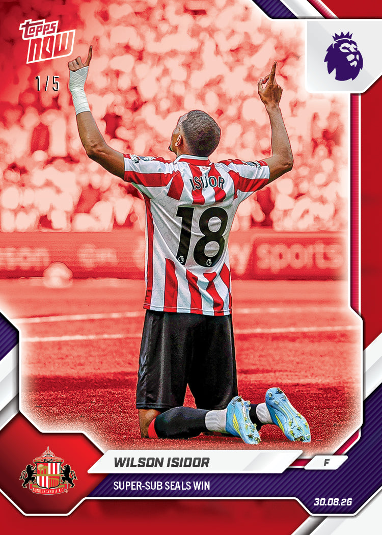 Wilson Isidor - 2026-27 Premier League Topps NOW - Card 15 - Image 3