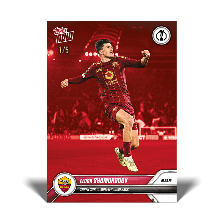 Eldor Shomurodov - 2024-25 UEL TOPPS NOW Card 21 - PR: 75 - Image 3