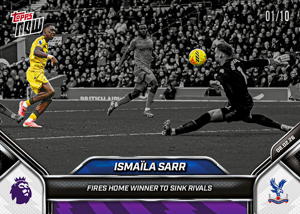 Ismaïla Sarr - 2025-26 Premier League Topps NOW - Card 133 - PR: 146 - Image 4
