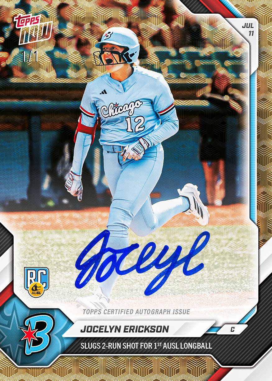 Jocelyn Erickson - 2026 AUSL Topps NOW - Card 39 - PR: 802 - Image 2