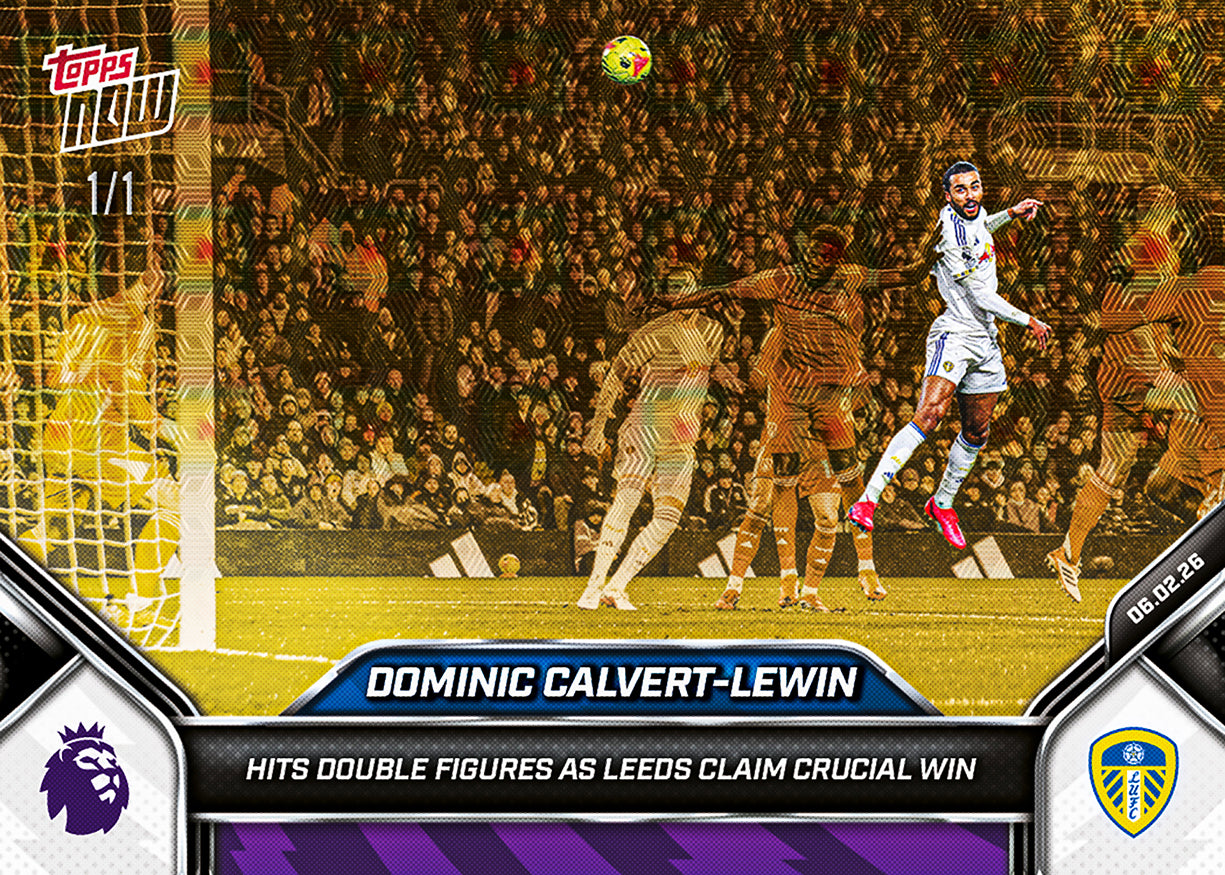 Dominic Calvert-Lewin - 2025-26 Premier League Topps NOW - Card 128 - PR: 265 - Image 2