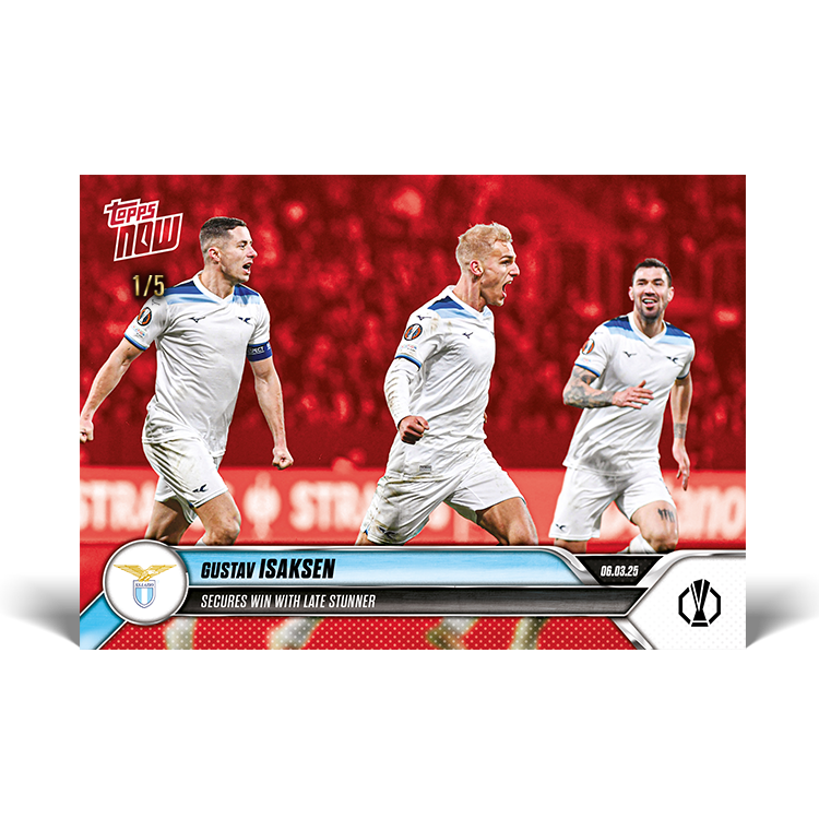 Gustav Isaksen - 2024-25 UEL Topps NOW Card 20 - PR: 93 - Image 3