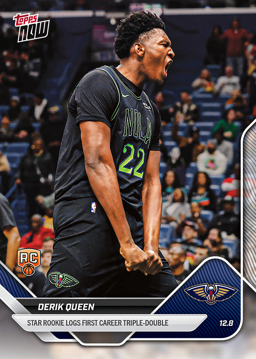 Derik Queen - 2025-26 NBA Topps NOW - Card 79 - PR: 2564