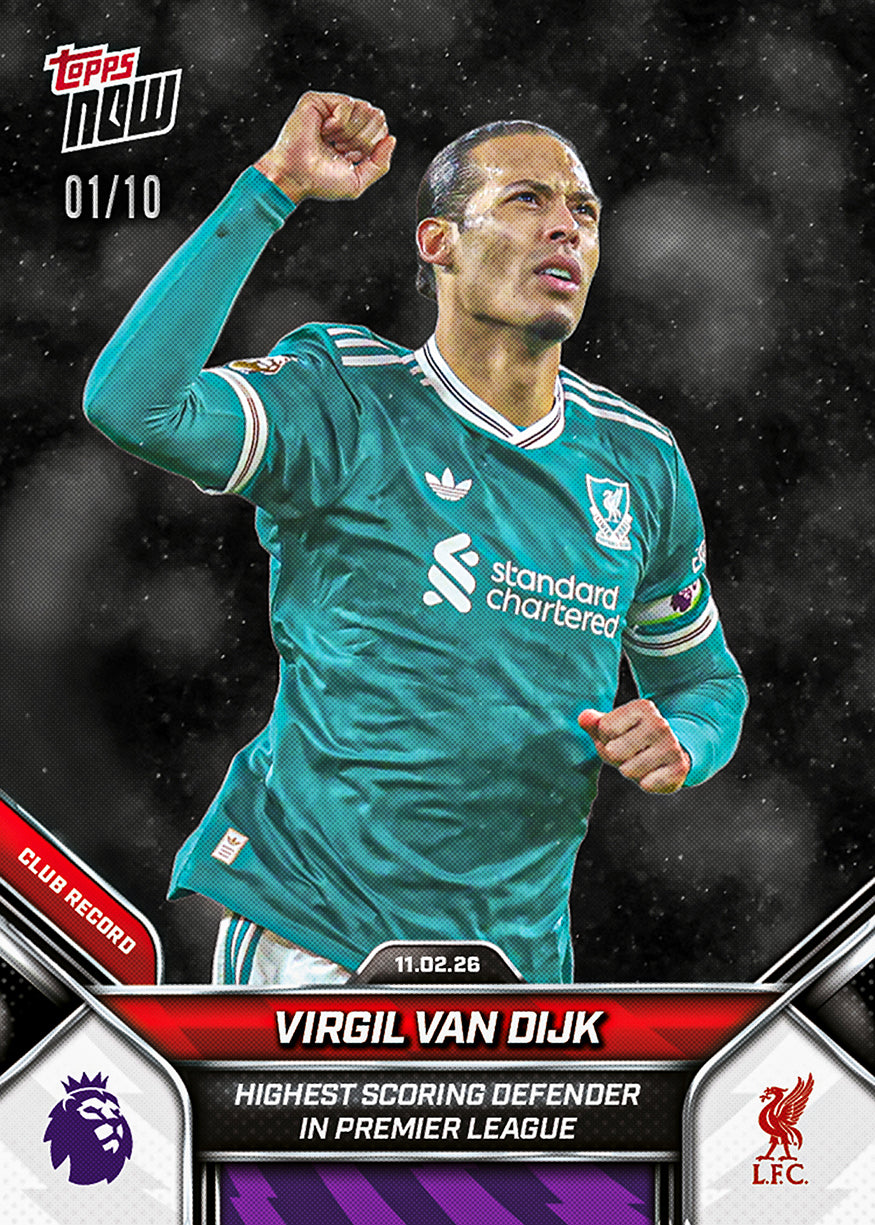 Virgil van Dijk - 2025-26 Premier League Topps NOW - Card 138 - PR: 972 - Image 4