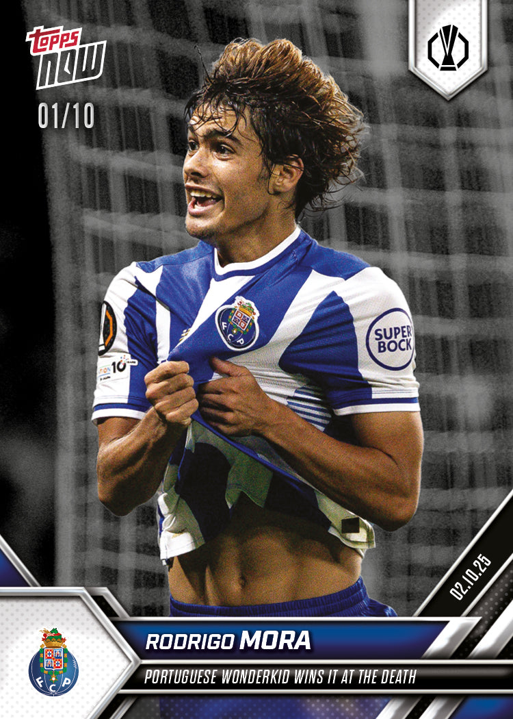 Rodrigo Mora - 2025-26 UEL Topps NOW - Card 4 - PR: 709 - Image 4