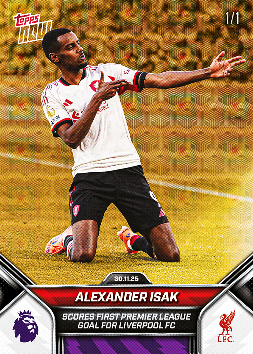 Alexander Isak - 2025-26 Premier League Topps NOW - Card 67 - PR: 863 - Image 2