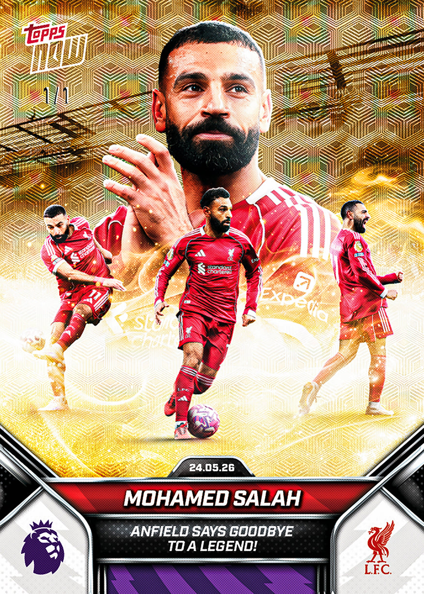 Mohamed Salah - 2025-26 Premier League Topps NOW - Card 203 - PR: 11686 - Image 3