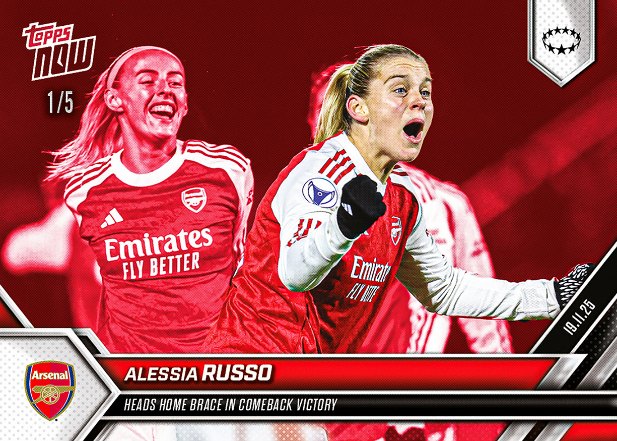 Alessia Russo - 2025-26 UWCL Topps NOW - Card 11 - PR: 783 - Image 3