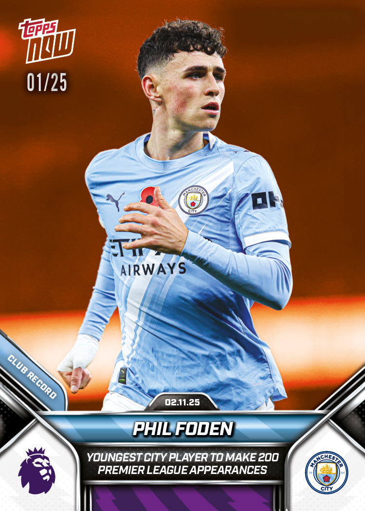 Phil Foden - 2025-26 Premier League Topps NOW - Card 47 - PR: 677 - Image 6