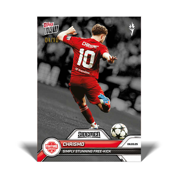 ChrisMD - 2025 Sidemen Charity Match Topps NOW Card 8 - PR: 161 - Image 4