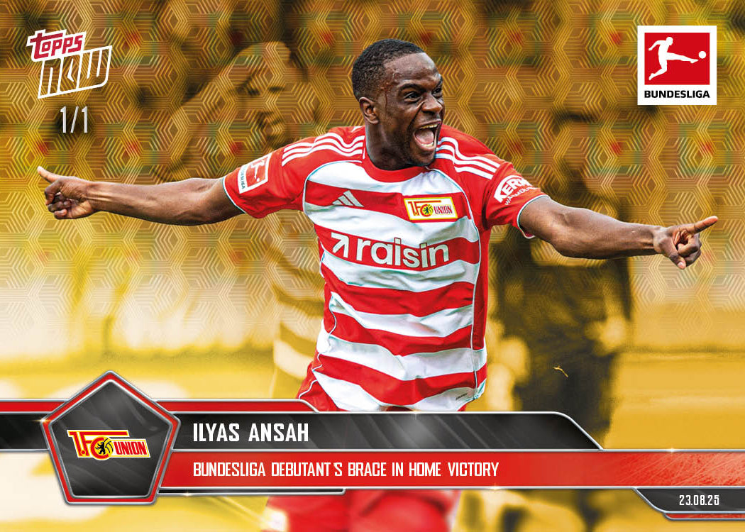Ilyas Ansah - 2025-26 Bundesliga Topps NOW - Card 8 - PR: 125 - Image 2