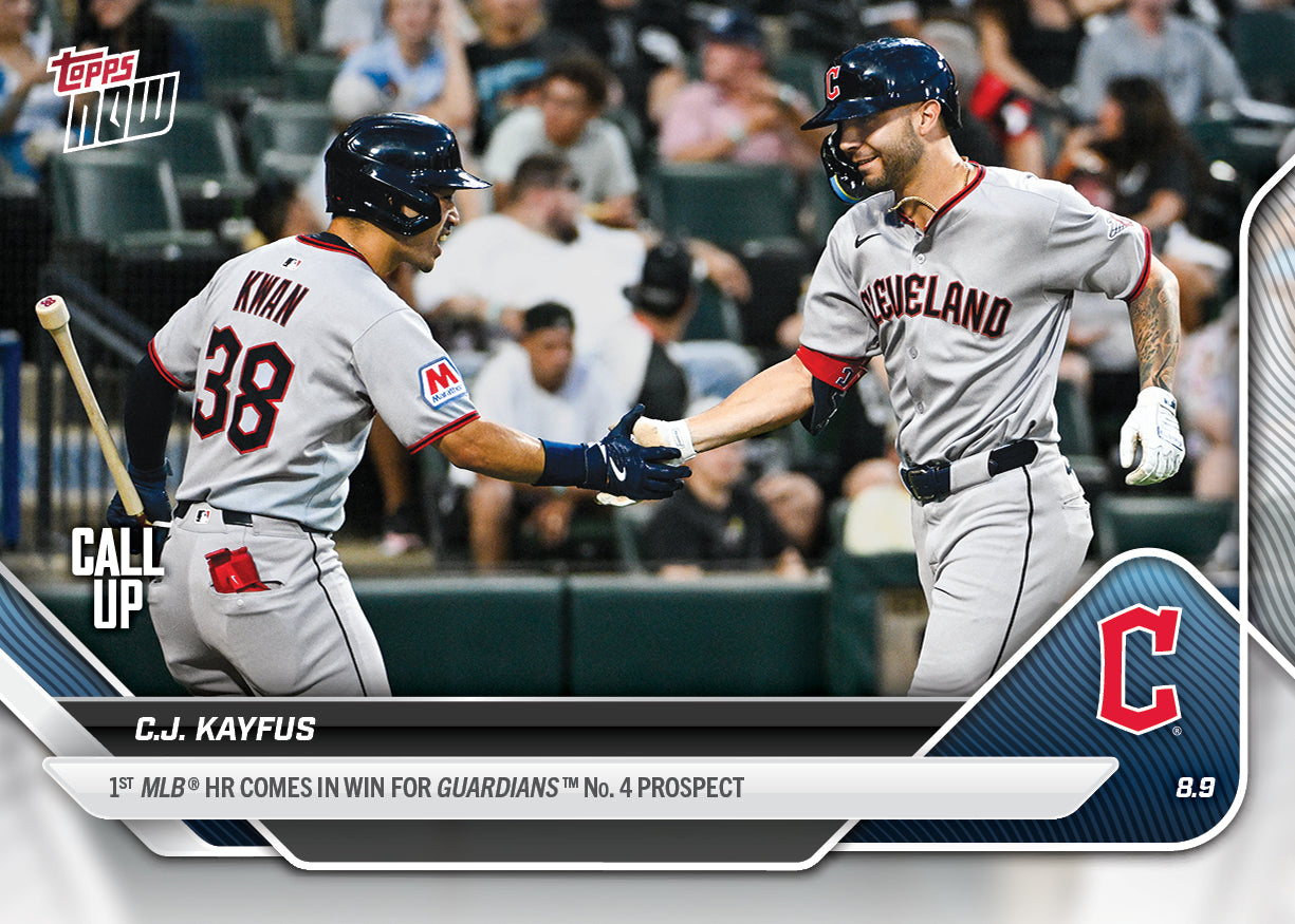 C.J. Kayfus - 2025 MLB Topps NOW - Card 536 - PR: 1137