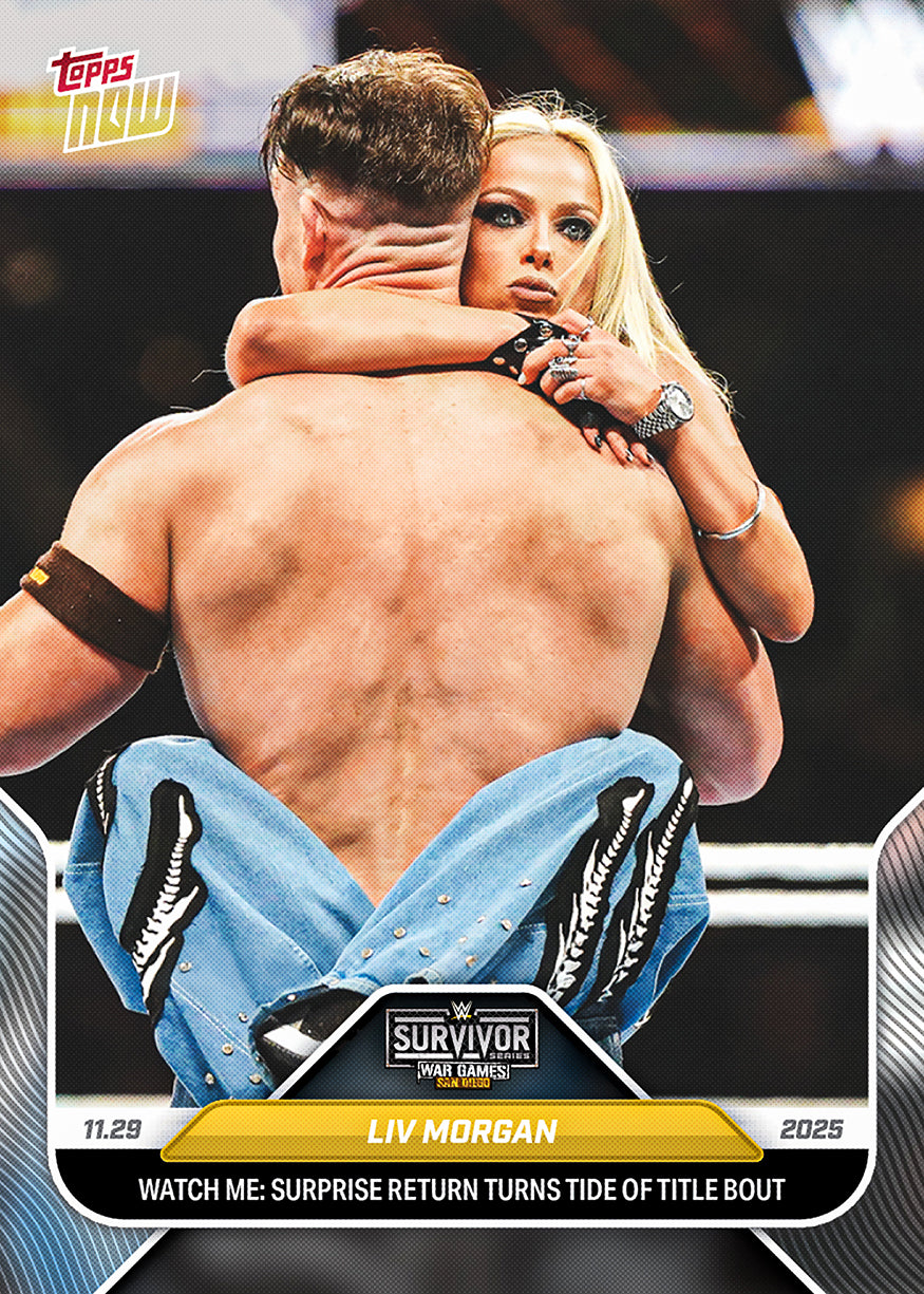 Liv Morgan - 2025 WWE Topps NOW - Card 130 - PR: 2622 - Image 2
