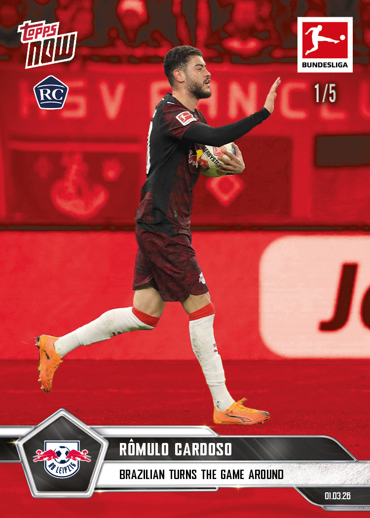 Rômulo Cardoso - 2025-26 Bundesliga Topps NOW - Card 138 - PR: 280 - Image 3
