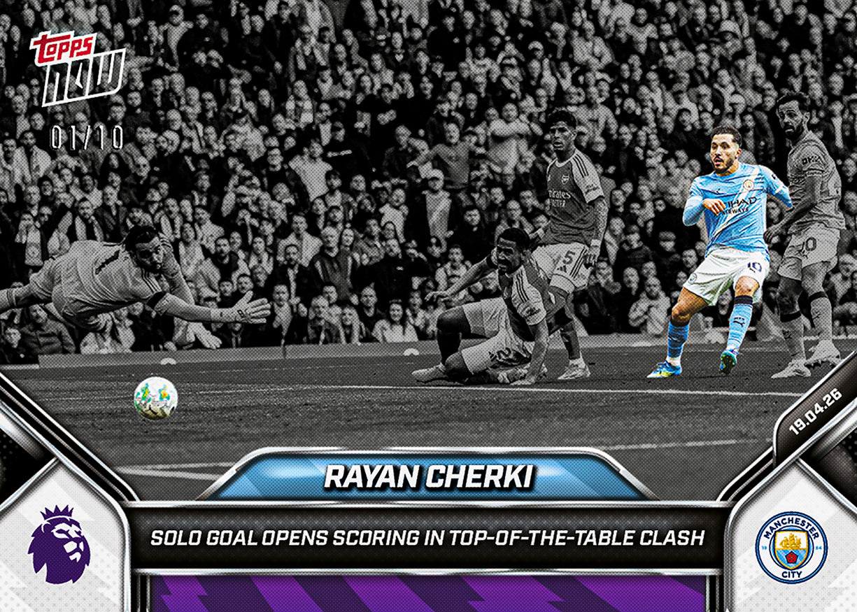 Rayan Cherki - 2025-26 Premier League Topps NOW - Card 177 - PR: 928 - Image 4