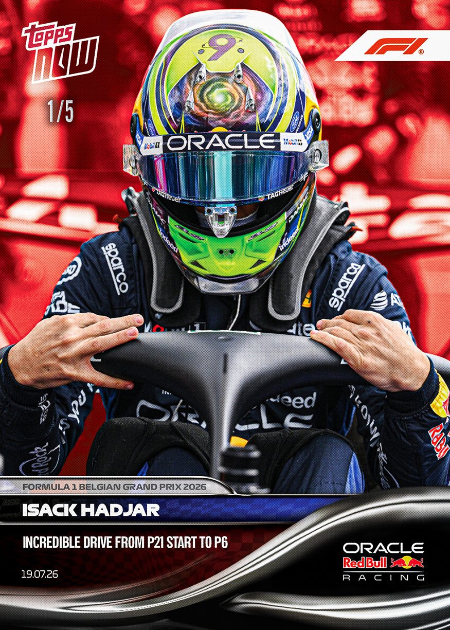 Isack Hadjar - 2026 Formula 1 Topps NOW - Card 50 - PR: 2221 - Image 3