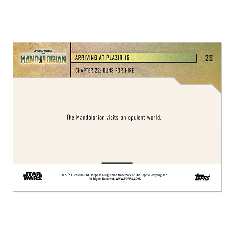 2023 TOPPS NOW Star Wars: The Mandalorian Season 3 Episode 6 - 5 Card Set - PR: 899 - Image 3