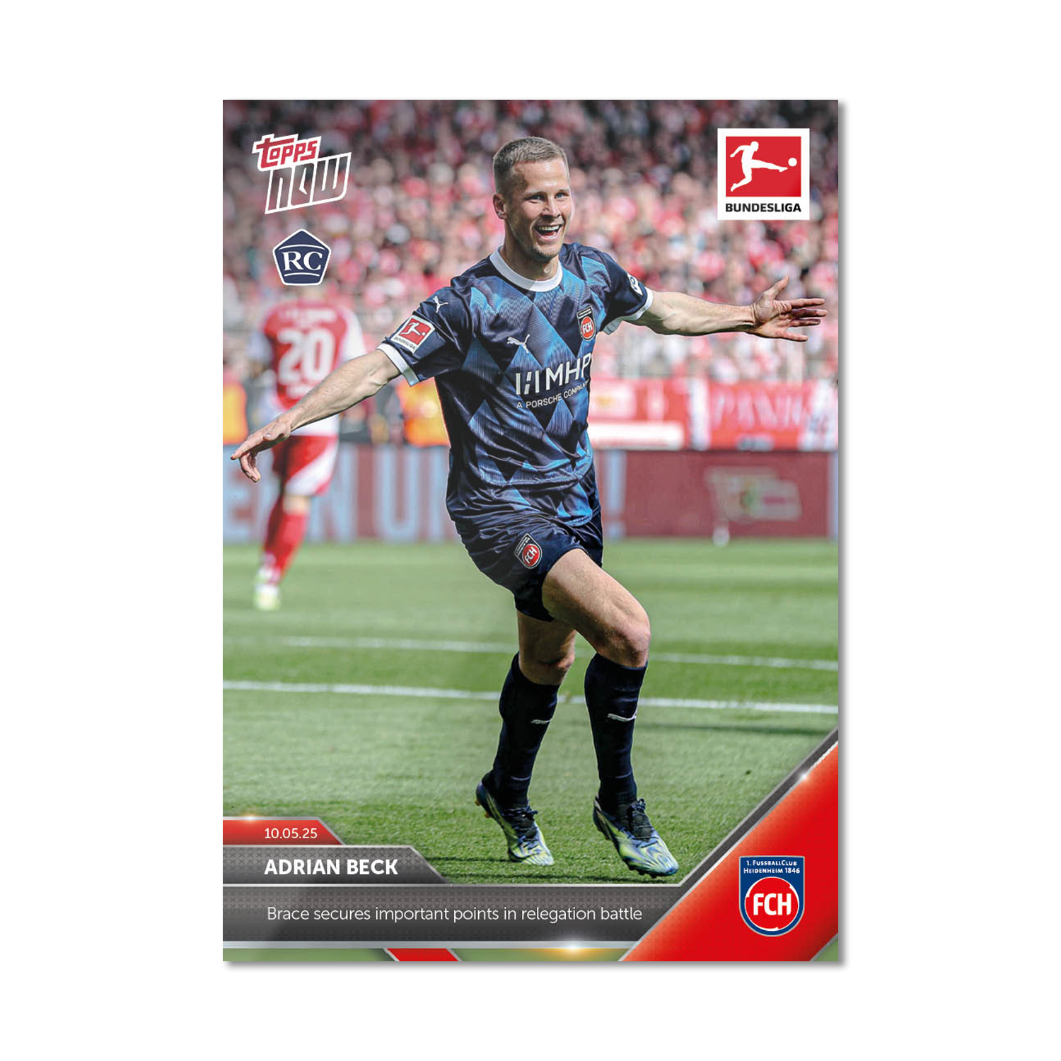 Adrian Beck - 2024-25 Bundesliga Topps NOW - Card 183 - PR: 68
