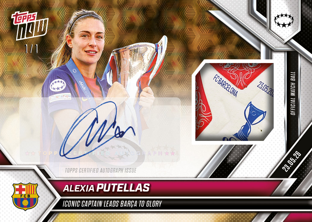 Alternative view of Alexia Putellas - 2025-26 UWCL Topps NOW - Card 31 - PR: 2694
