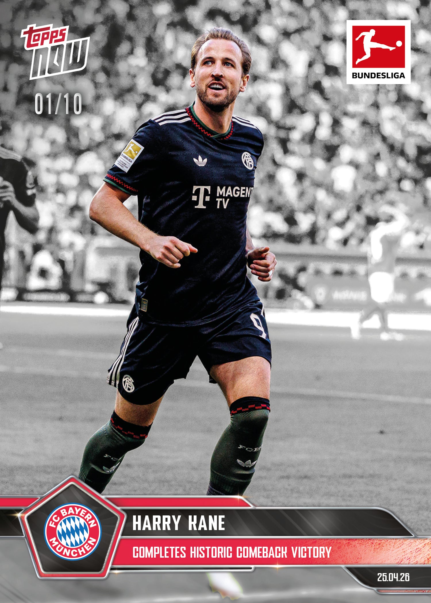 Harry Kane - 2025-26 Bundesliga Topps NOW - Card 178 - PR: 516 - Image 4