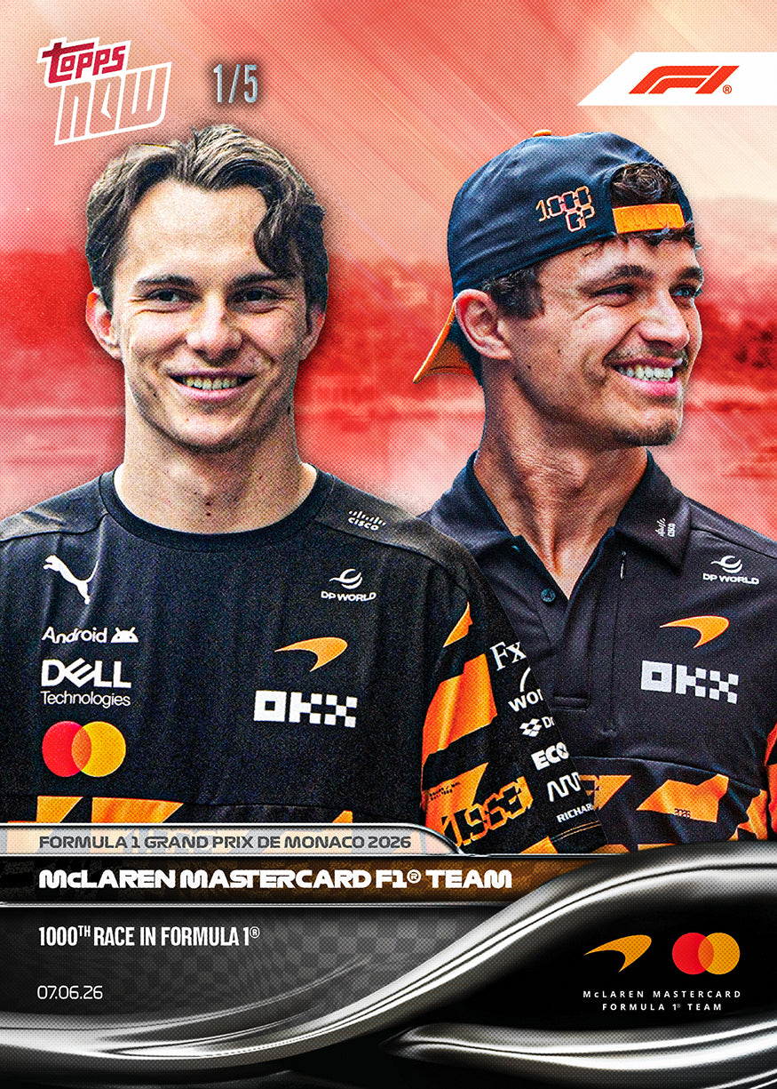 McLaren Mastercard F1 Team - 2026 Formula 1 Topps NOW - Card 37 - PR: 5080 - Image 4