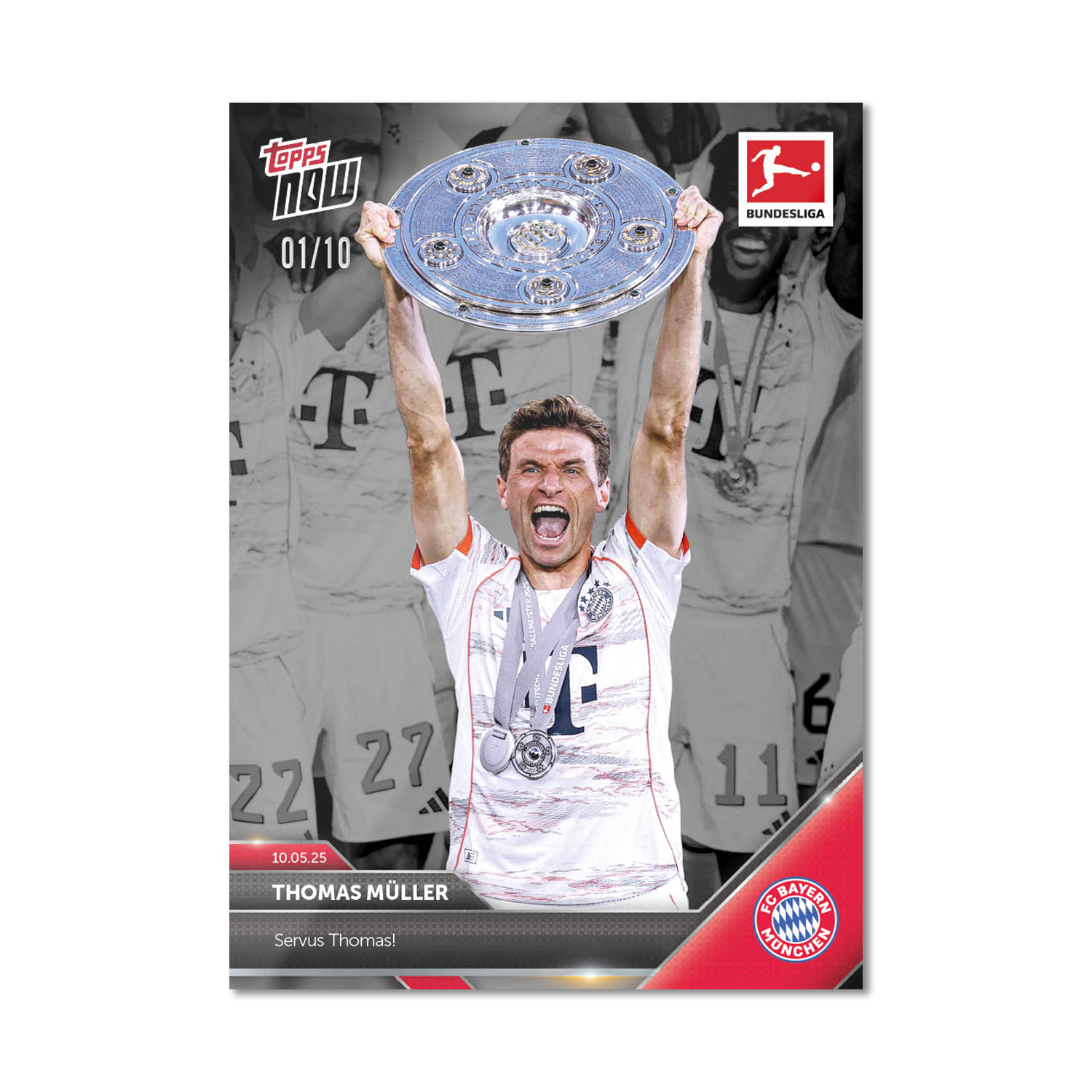 Thomas Müller - 2024-25 Bundesliga Topps NOW - Card 187 - PR: 1738 - Image 4