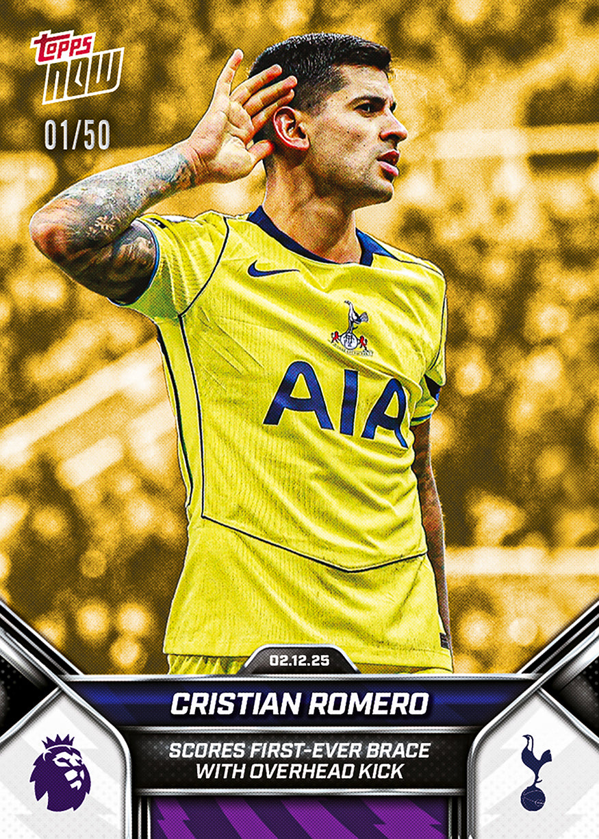 Cristian Romero - 2025-26 Premier League Topps NOW - Card 71 - PR: 466 - Image 6