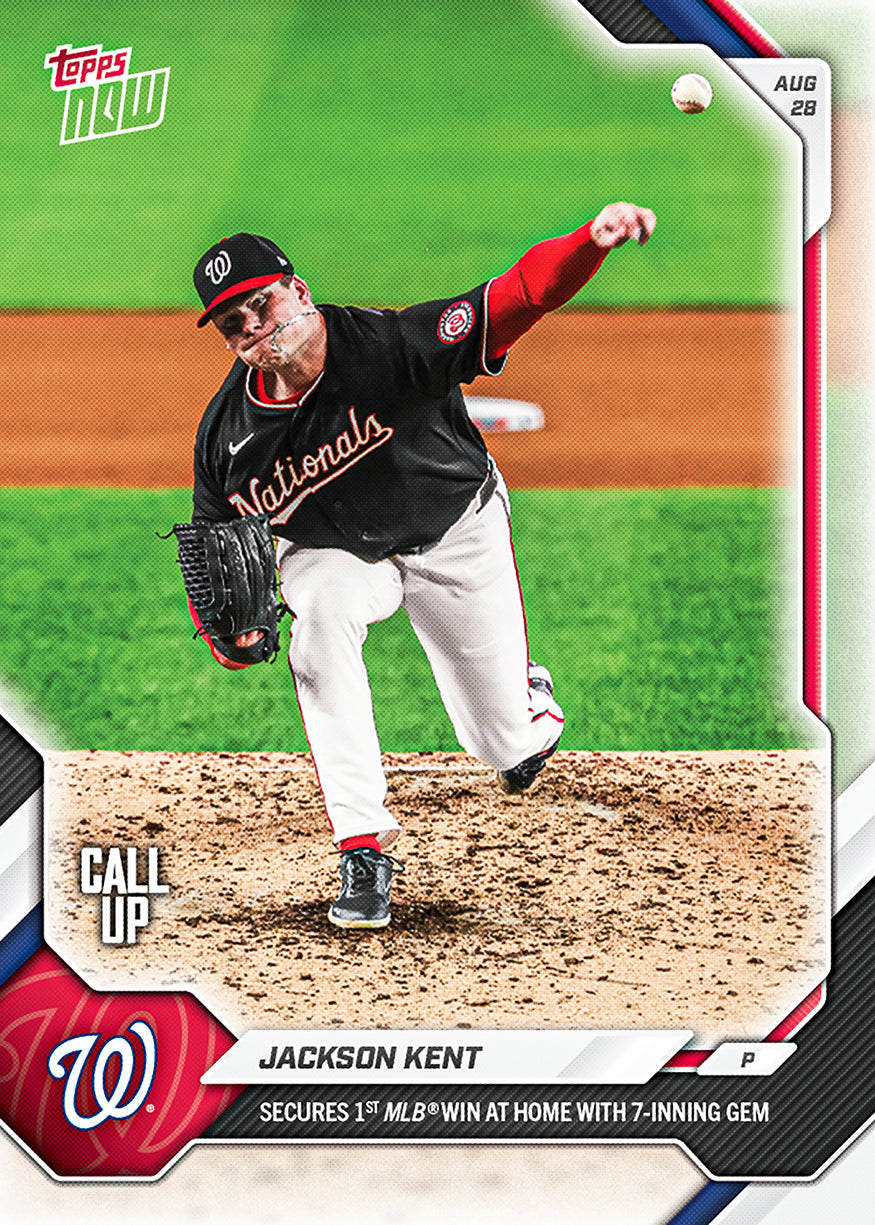 Jackson Kent - 2026 MLB Topps NOW - Card 606 - PR: 489