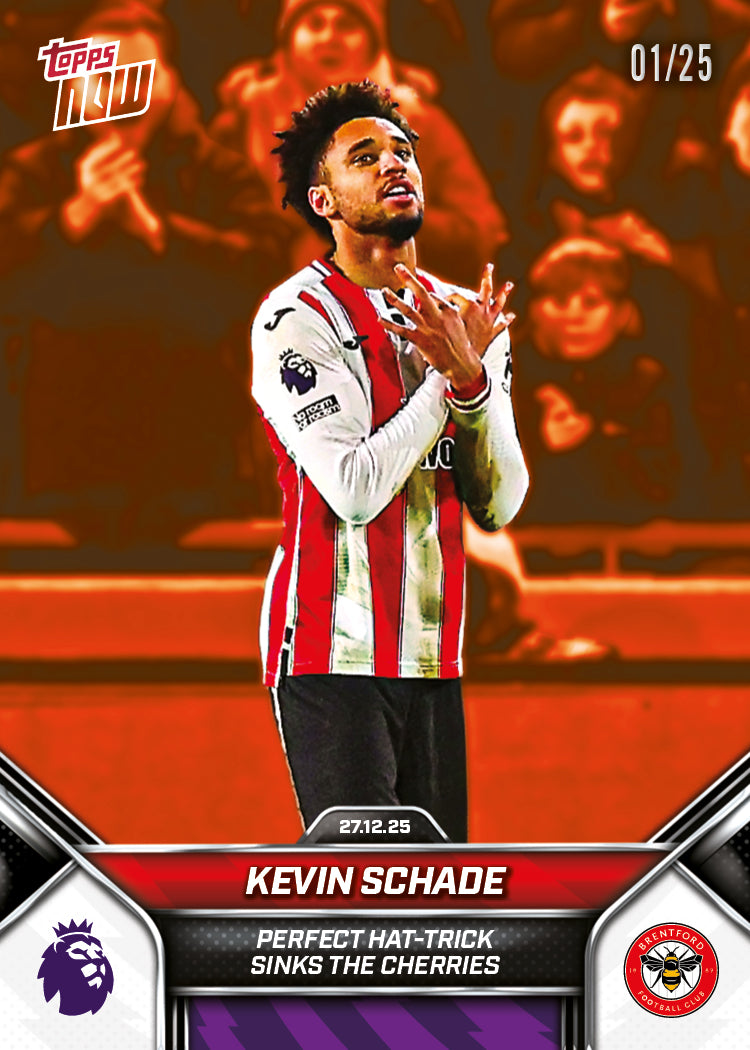 Kevin Schade - 2025-26 Premier League Topps NOW - Card 88 - PR: 266 - Image 5