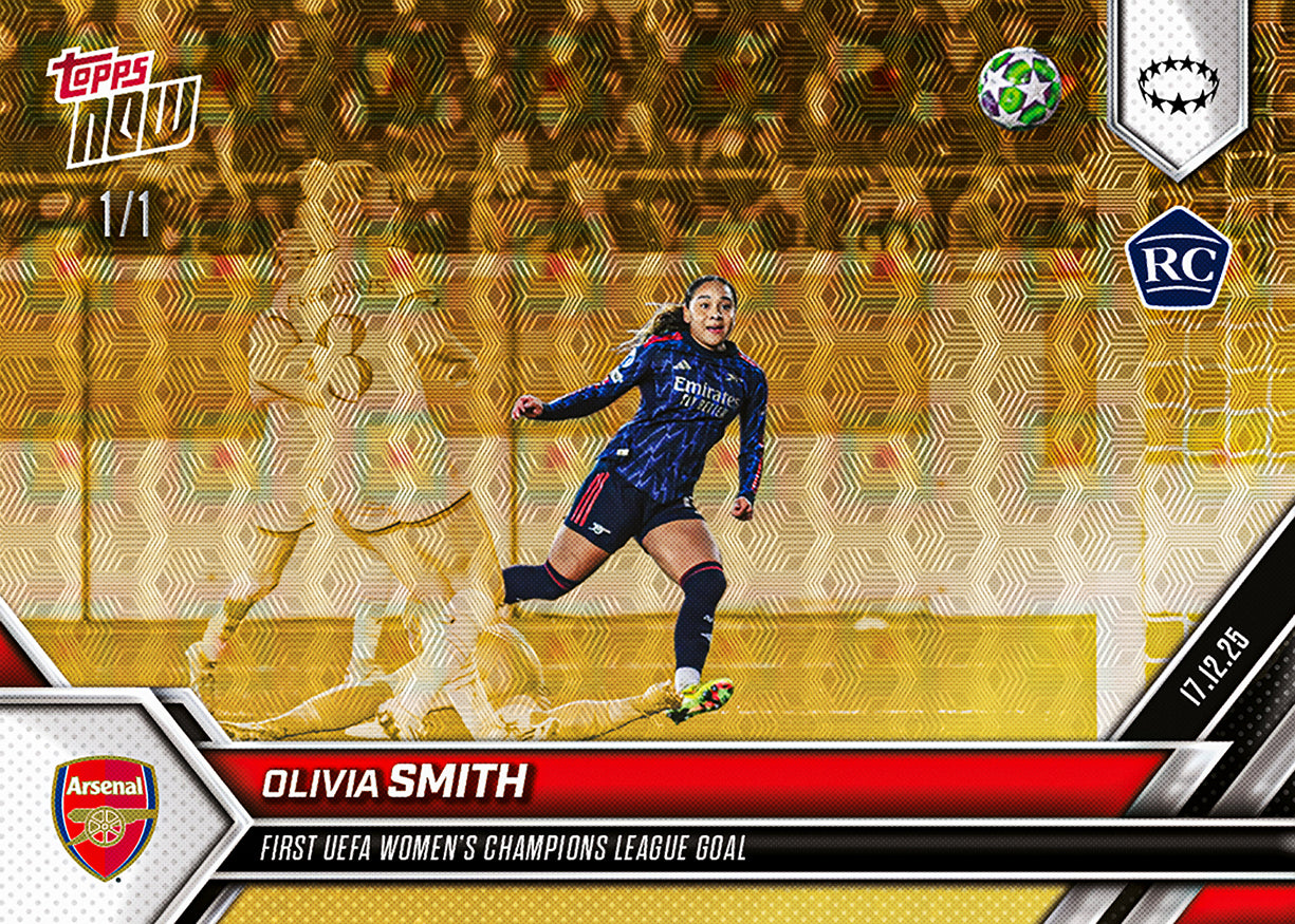 Olivia Smith - 2025-26 UWCL Topps NOW - Card 15 - PR: 844 - Image 2