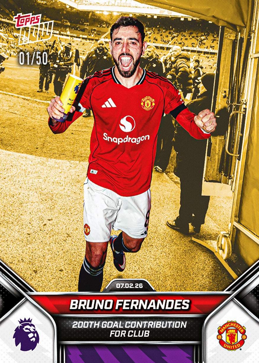 Bruno Fernandes - 2025-26 Premier League Topps NOW - Card 132 - PR: 1393 - Image 6